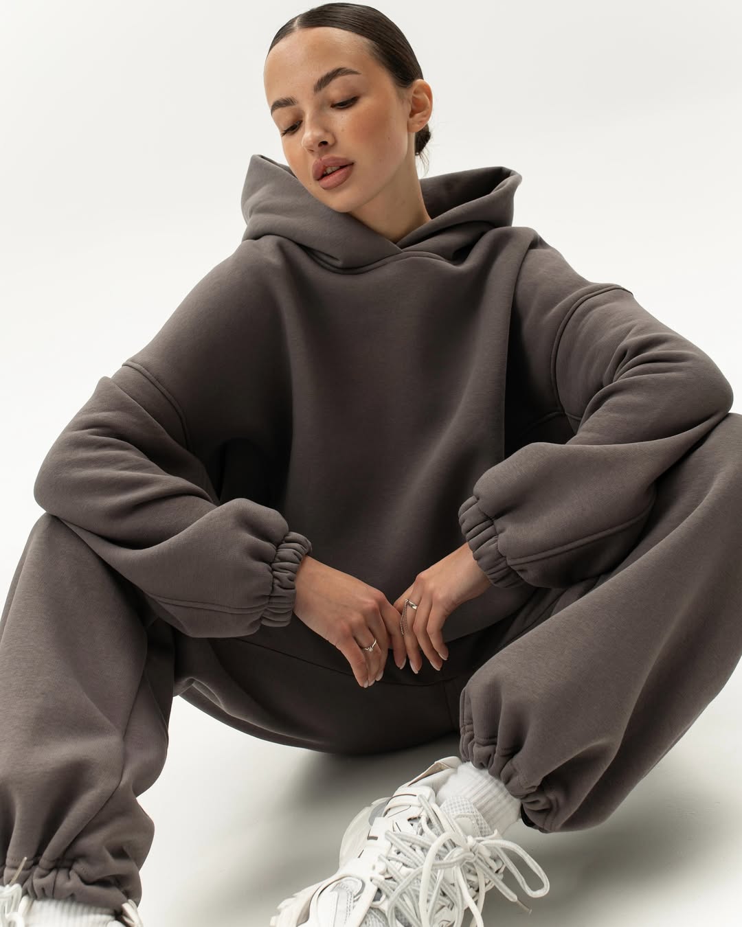 Ensemble sweat à capuche et jogging surdimensionné