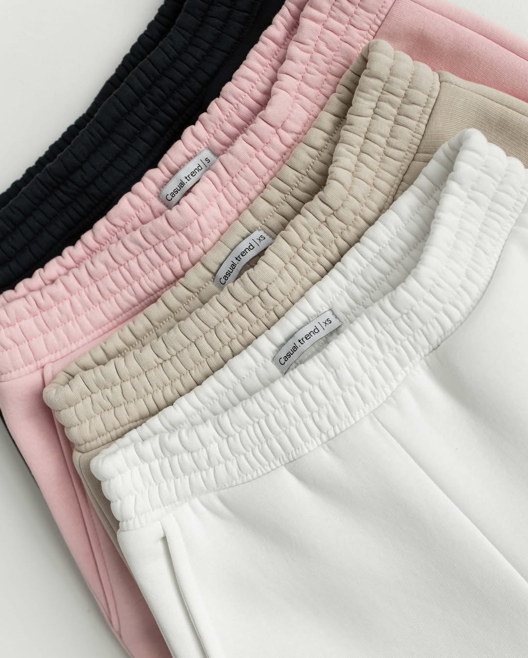 Pantalon de survêtement oversize en polaire taille haute pour femme