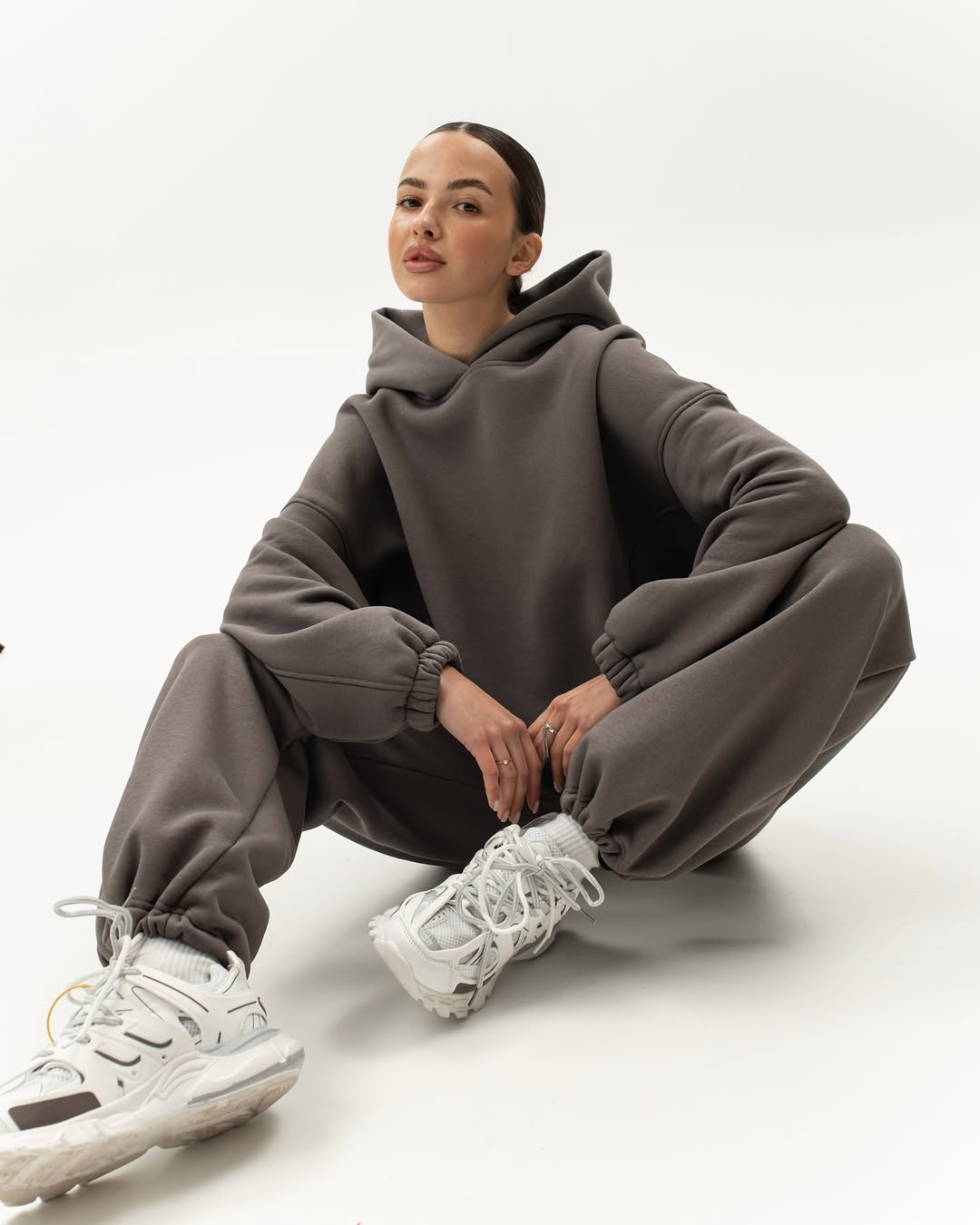 Ensemble sweat à capuche et jogging surdimensionné