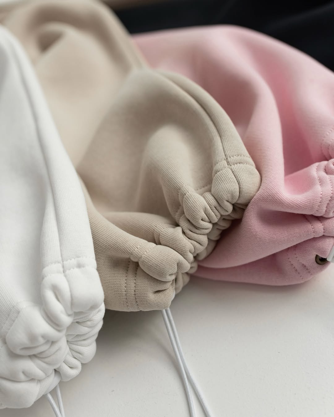 Pantalon de survêtement oversize en polaire taille haute pour femme