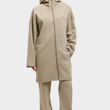 Zip Up Hoodie - Beige